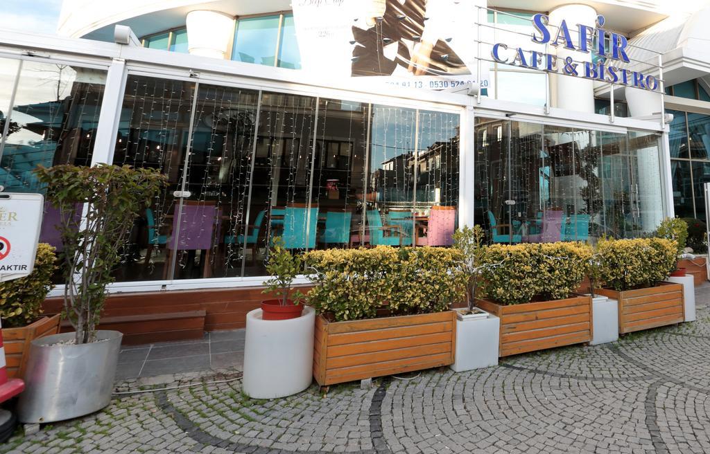 Eser Premium Hotel & Spa Büyükçekmece Eksteriør bilde Café & Bistro